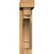 Ekena Millwork Merced Block Rough Sawn Bracket w/ Offset Brace, Western Red Cedar, 4"W x 16"D x 16"H BKT0402X16X16MRC05RWR - alternate 3
